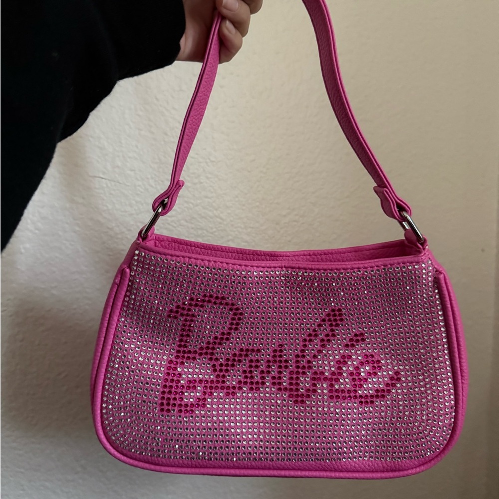 Barbie Pink Glitter Shoulder Bag